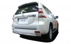 Тюнинг внедорожника Защита заднего бампера Toyota Land Cruiser Prado 150 2014