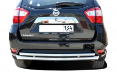 Тюнинг внедорожника Защита заднего бампера Nissan Terrano 2015