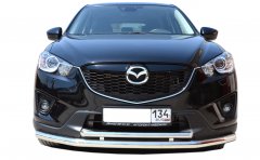 Тюнинг внедорожника Защита переднего бампера Mazda CX-5 2013