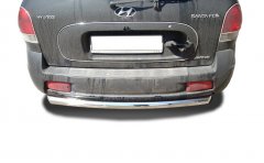 Тюнинг внедорожника Защита заднего бампера Hyundai Santa Fe Classic 2000