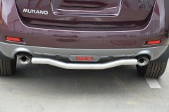 Тюнинг внедорожника Защита заднего бампера Nissan Murano 2014