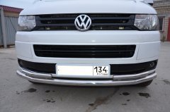 Тюнинг внедорожника Защита переднего бампера Volkswagen T5 Caravelle 2009 - 2015