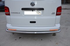 Тюнинг внедорожника Защита заднего бампера Volkswagen T5 Caravelle 2009 - 2015