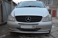 Тюнинг внедорожника Защита переднего бампера Mercedes-Benz Vito 2005-2010, 2010-2014 (рестайлинг