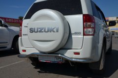 Тюнинг внедорожника Защита заднего бампера Suzuki Grand Vitara 2013