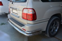 Тюнинг внедорожника Защита заднего бампера Lexus LX 470 1998-2007