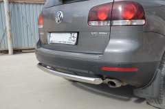 Тюнинг внедорожника Защита заднего бампера Volkswagen Touareg  2007-2010