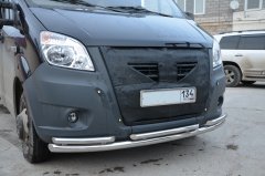 Тюнинг внедорожника Защита переднего бампера ГАЗ Газель Next