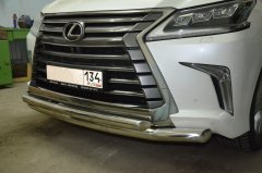 Тюнинг внедорожника Защита переднего бампера Lexus LX 450  2016