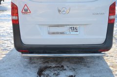 Тюнинг внедорожника Защита заднего бампера Mercedes-Benz VITO  2014