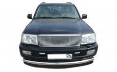 Тюнинг внедорожника Защита переднего бампера Toyota Land Cruiser 100 1998-2006