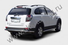 Тюнинг внедорожника Защита заднего бампера Chevrolet Captiva 2012