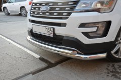 Тюнинг внедорожника Защита переднего бампера Ford Explorer  2017