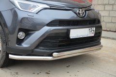 Тюнинг внедорожника Защита переднего бампера Toyota RAV4 2015