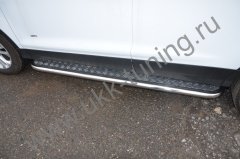 Тюнинг внедорожника Пороги с накладным листом Ford Kuga 2012