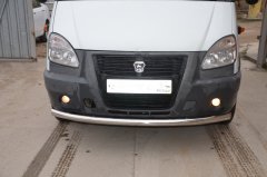 Тюнинг внедорожника Защита переднего бампера ГАЗ Газель 27057
