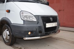 Тюнинг внедорожника Защита переднего бампера ГАЗ Газель 27057