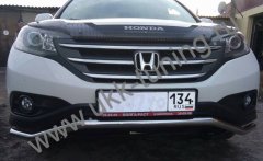 Тюнинг внедорожника Защита переднего бампера Honda  	CR-V 2012-2014